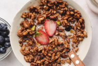 3-Ingredient Chocolate Hazelnut Breakfast Cereal Recipe