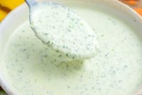 Creamy Green Goddess Salad Dressing Recipe