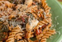 One-Pan Garlic Chicken and Pasta Dinner Recipe