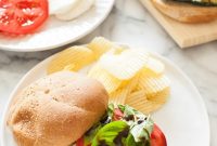 Grilled Zucchini Caprese Sandwich Recipe with Basil & Mozzarella