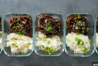 Sticky Hoisin Beef Bowls with Sesame Rice and Veggies