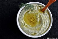 Roasted Garlic & Dill White Bean Dip Recipe for Entertaining