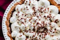 Decadent Dark Chocolate Cream Pie Recipe for Chocolate Lovers