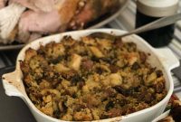 Sausage and Mushroom Stuffing Recipe for Thanksgiving