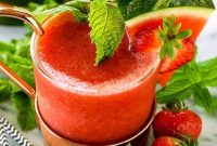Frozen RumChata Strawberry Mule Recipe: Creamy Boozy Slush
