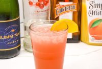 Cranberry Orange Champagne Cocktail for Christmas Punch