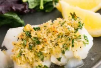 Crispy Oven-Baked Cod with Lemon and Garlic