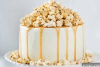 Vegan Caramel Popcorn Chocolate Cake Recipe