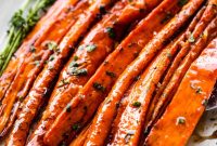 Crispy Roasted Air Fryer Carrots with Honey Glaze