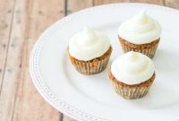 Mini Carrot Cupcakes with Lemon Curd Filling
