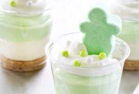 Slimer-Inspired Green Cheesecake Parfaits for Halloween Treats