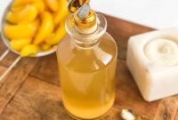 Homemade Peach Simple Syrup Recipe for Cocktails & Drinks