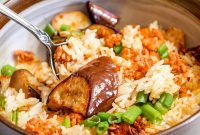 Instant Pot Minced Chicken with Eggplant and Rice