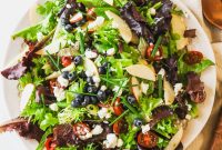 Apple and Blueberry Mixed Greens with Champagne Vinaigrette