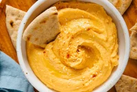 Creamy Roasted Sweet Potato Hummus