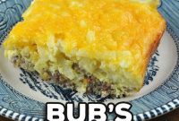Bub’s Brunch Casserole Recipe for Family Breakfasts