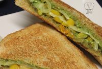 Pesto Grilled Cheese Sandwich Recipe: Melty Basil Toastie