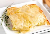 Creamy Potatoes au Gratin Recipe with Crispy Cheese Topping