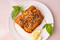 Honey Mustard Salmon with 5 Simple Ingredients
