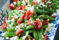 Greek-Style Green Bean Salad with Feta & Lemon Vinaigrette