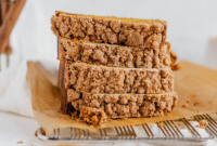 Pumpkin Streusel Bread Recipe with Crunchy Cinnamon Topping