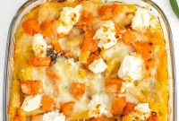 Creamy Pumpkin Pasta Bake with Sage and Parmesan