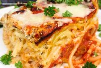 Cheesy Air Fryer Baked Spaghetti Recipe for Perfectly Crispy Edges