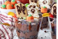 Spooky Halloween Pudding Cups Recipe for Party Treats