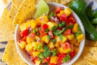 Peach Mango Salsa Recipe — Fresh Fruit Salsa in Minutes