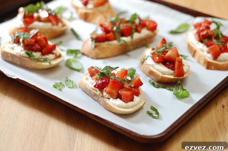 Vegan Strawberries and Cream Bruschetta 5