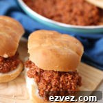One-Pot Sloppy Joes is a quick-and-easy weeknight meal you can whip up in just 15 minutes. This hearty dinner recipe is deliciously flavorful and kid-approved too!