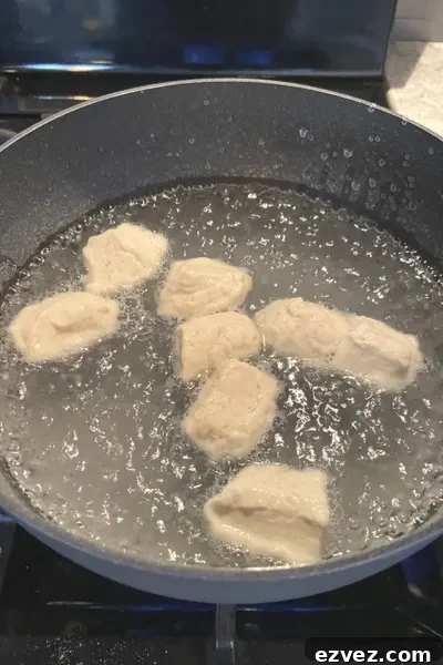 3-Ingredient Soft Pretzel Bites Recipe 6 boiling dough