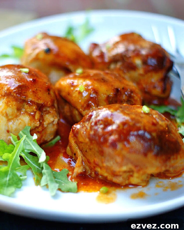 Image for Easy Crock Pot BBQ Boneless Chicken Thighs