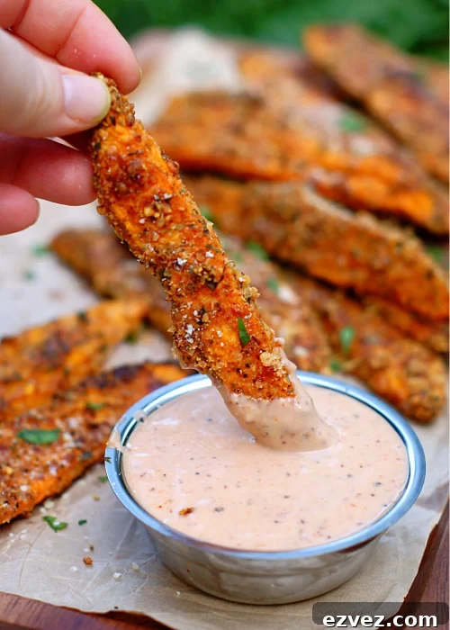 Sweet Potato Wedges dipped in sauce