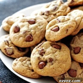 Chewy chocolate chip cookies