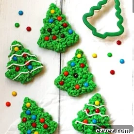 Christmas rice krispie treats