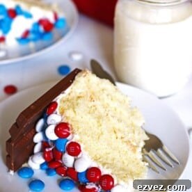 M&M Kit Kat cake