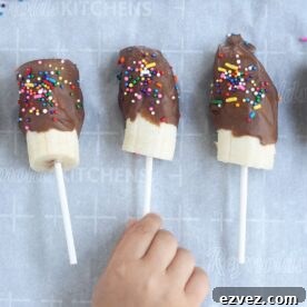 Chocolate covered bananas