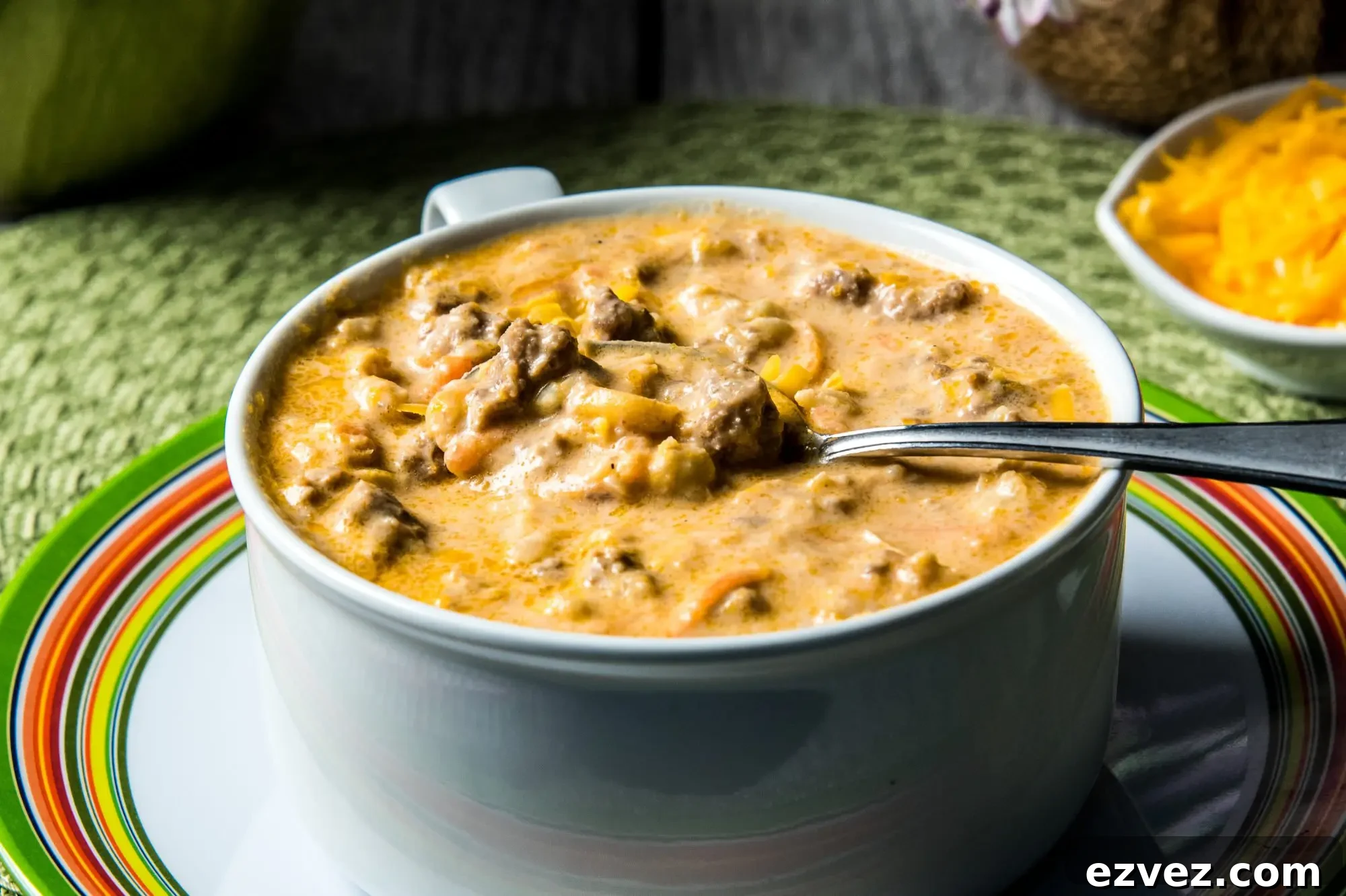 Cheeseburger soup ingredients