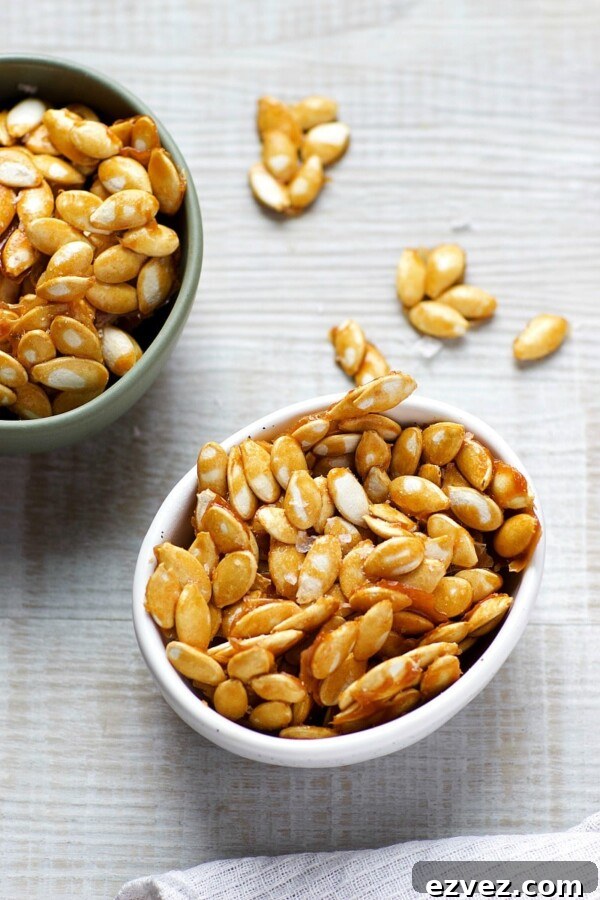 Salted Caramel Pumpkin Seeds