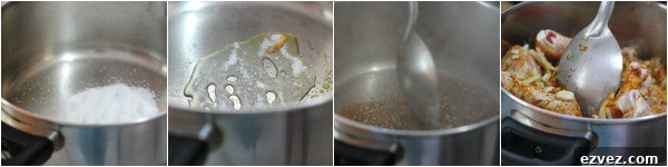 Authentic Grenadian Cuisine: Classic Dishes and Where to Try Them 6 Sugar caramelization collage