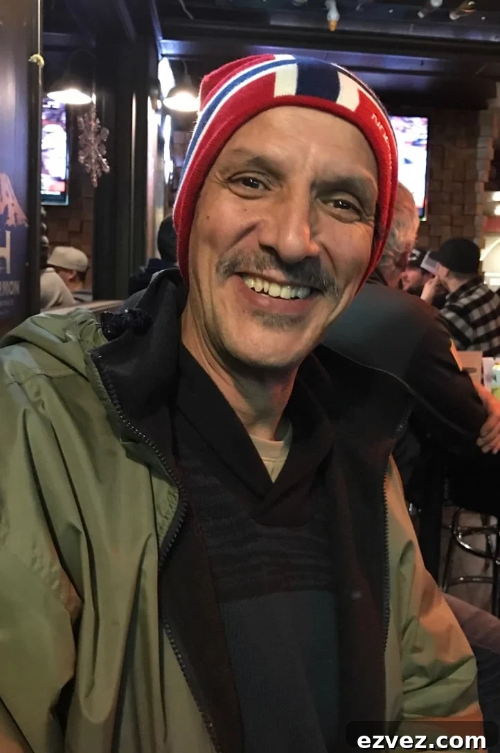 A smiling man