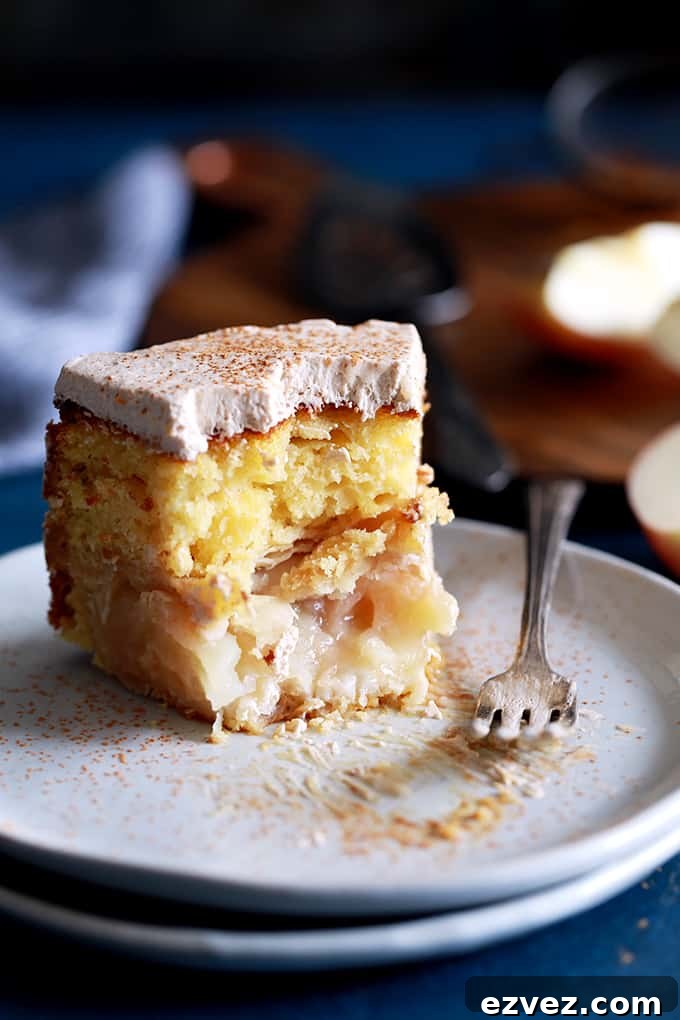 Apple Piecakn (Apple Pie Baked in a Cake) | Melanie Makes