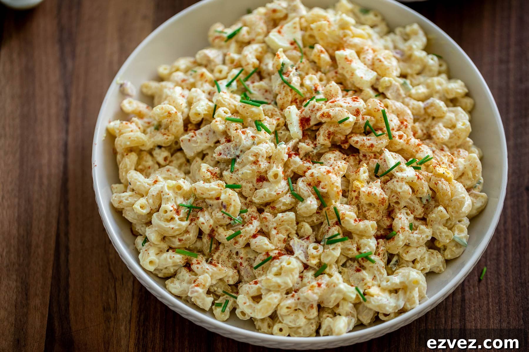Creamy Chicken Macaroni Salad with Tangy Herb Dressing 10 Landscape picture of macaroni salad