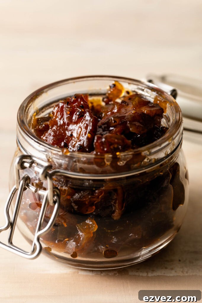 small of jar of bacon onion jam
