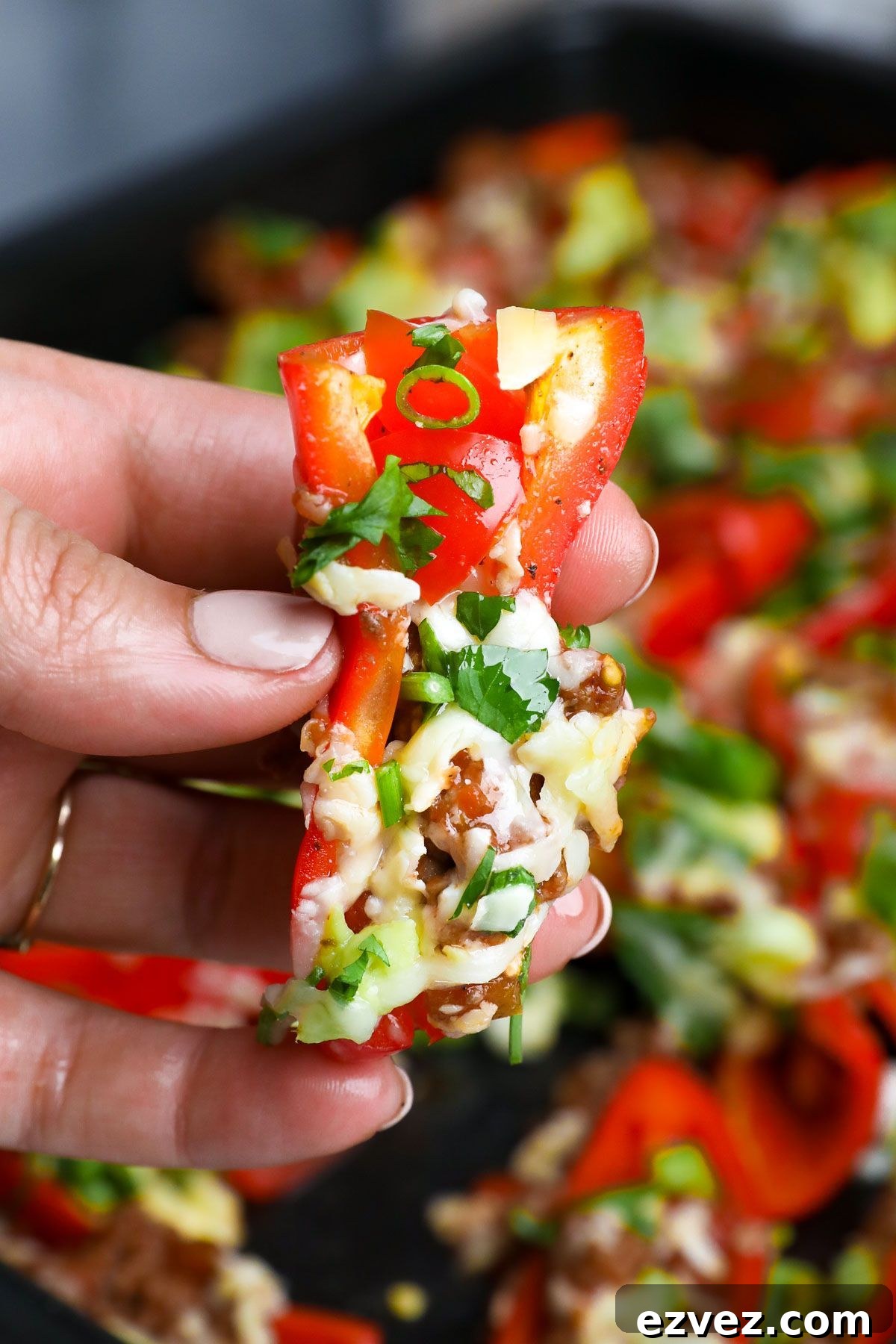 Mini Pepper Nachos
