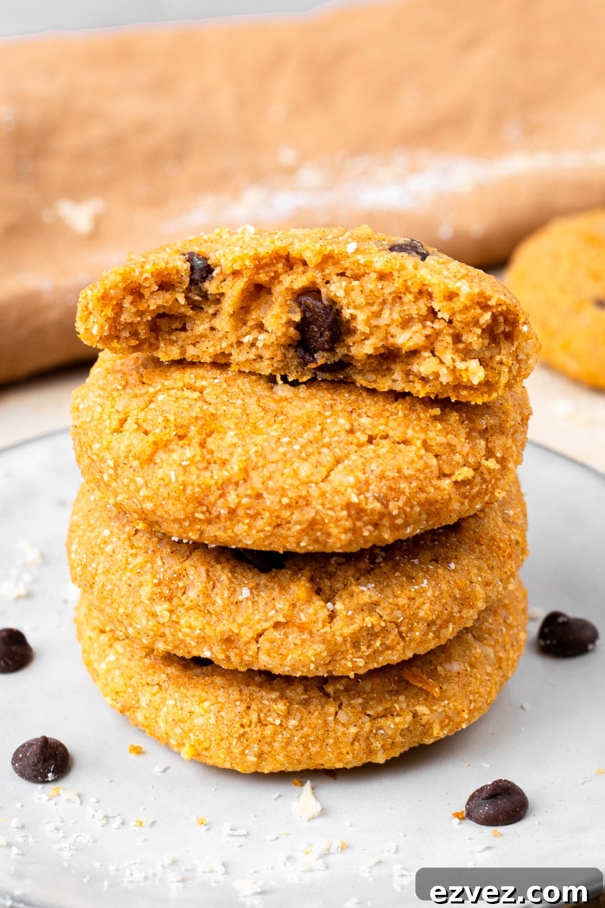 pumpkin almond cookies