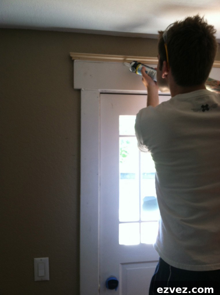 Make It Monday: DIY Decorative Door and Window Molding Guide 9 decorative molding