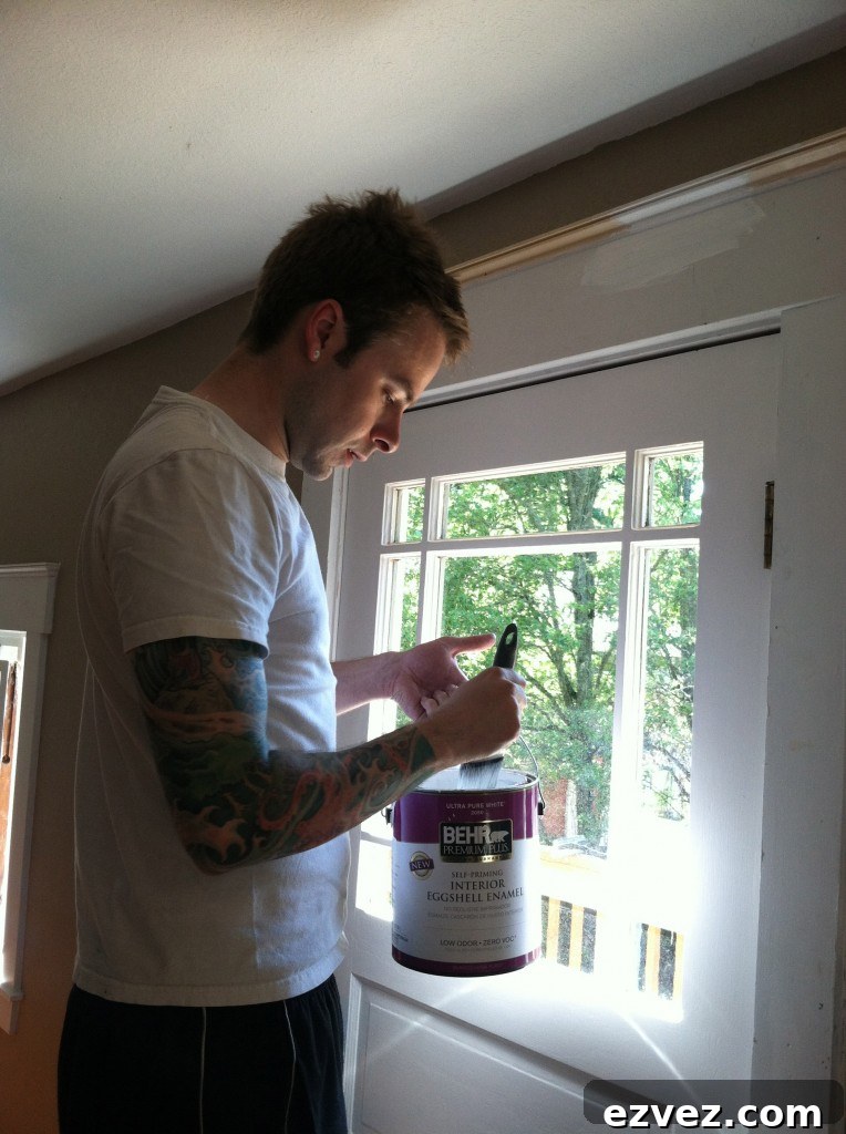 Make It Monday: DIY Decorative Door and Window Molding Guide 10 caulk seams