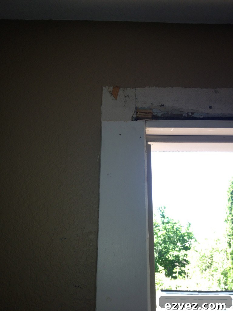 Make It Monday: DIY Decorative Door and Window Molding Guide 5 remove molding